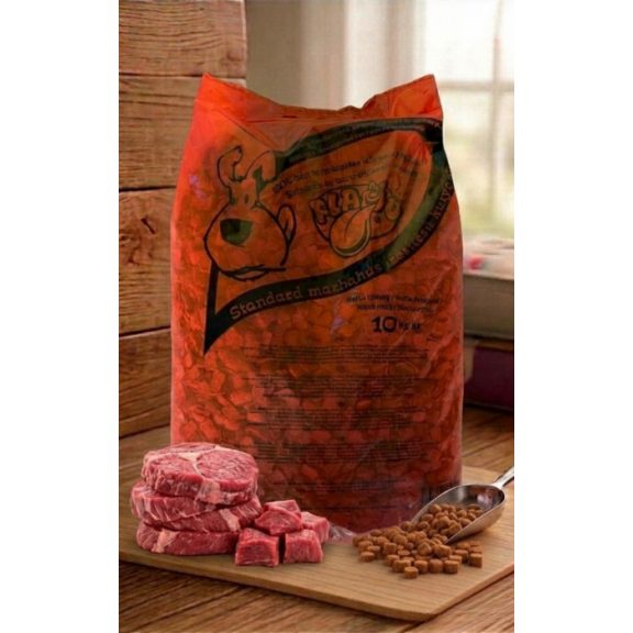 Standard Marhás 10 kg Alacsony állati fehérje kis aktivitású kutyáknak Standard Marhás 10 kg Alacsony állati fehérje kis aktivitású kutyáknak